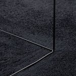 vidaXL Tapis OVIEDO à poils courts noir 120x170 cm