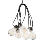KONSTSMIDE Guirlande lumineuse avec 10 ampoules ambrées extra chaud