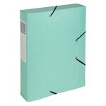 Boite De Classement Cartobox Livrée À Plat Dos 60mm Carte Lustrée Aquarel - A4 - Couleurs Assorties - X 10 - Exacompta
