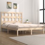 vidaXL Cadre de lit sans matelas 180x200 cm bois massif de pin