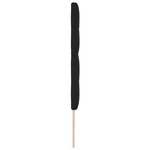 Tête de lit vidaXL Bouton capitonné Noir 200 cm Tissu