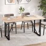 vidaXL Dessus de table 3 Pièces 80x53x2 5cm rectangulaire bois pin massif