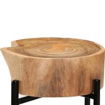 vidaXL Ensemble de tables d'appoint 2 Pièces Bois d'acacia massif