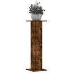 vidaXL Supports pour plantes 2 Pièces chêne fumé bois d'ingénierie