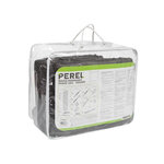 Perel Voile d'ombrage  perméable  respirant  5 x 5 m  180 g/m²  PEHD  carré  gris foncé