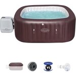 Bestway spa gonflable carré maldives hydrojet pro - 5 a 7 personnes - 201 x 201 x 80 cm