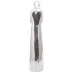 vidaXL Sculpture Argent 10x16x49 cm Aluminium