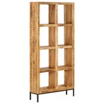 vidaXL Bibliothèque 80x25x175 cm Bois de manguier solide