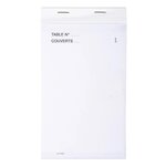 Bloc Maître D'hôtel 50 Feuillets Autocopiants Numérotés En Tripli - Format 9 5x17 Cm - X 50 - Exacompta