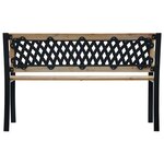 vidaXL Banc de jardin 120 cm Bois