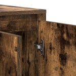 vidaXL Buffet en Chêne Fumé Chêne Fumé Bois 135 x 41 x 75 cm Rangement