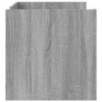 vidaXL Table basse sonoma gris 100x50x50 cm bois d'ingénierie