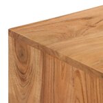 vidaXL Table à écrire Bois d'acacia massif 118 x 45 x 76 cm
