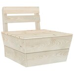 vidaXL Salon de jardin palette 6 Pièces Bois d'épicéa imprégné