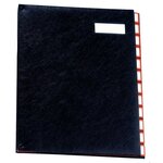 Trieur de luxe à cavaliers métalliques 12 compartiments noir