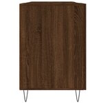 vidaXL Bureau chêne marron 140x50x75 cm bois d'ingénierie