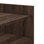 vidaXL Table basse chêne marron 100x50x50 cm bois d'ingénierie