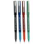 Etui de 4 Rollers Hi-Tec point V7 Pointe Moyenne Assortis PILOT