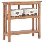 vidaXL Table console Bois de récupération massif 69x28x70 cm