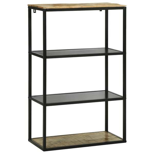 vidaXL Bibliothèque 70x35x110 cm en bois massif mangue brut