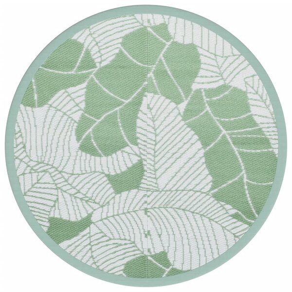 vidaXL Tapis d'extérieur vert Ø160 cm PP