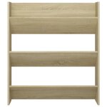 vidaXL Armoire à chaussures murale chêne Sonoma bois d'ingénierie