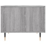 vidaXL Tables basses 2 Pièces sonoma gris 50x50x40 cm bois d'ingénierie
