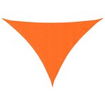 vidaXL Voile de parasol tissu oxford triangulaire 4x5x5 m orange