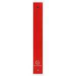 Classeur 4 Anneaux 30mm Polypropylène Opak - A4 Maxi - Rouge - X 20 - Exacompta