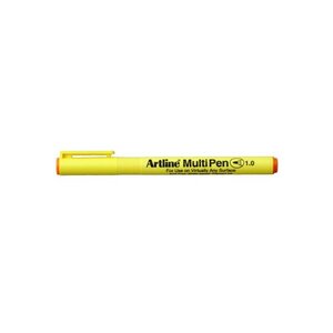 Marqueur MULTIPEN Effaçable à l'eau Pointe ogive 1 mm Orange ARTLINE