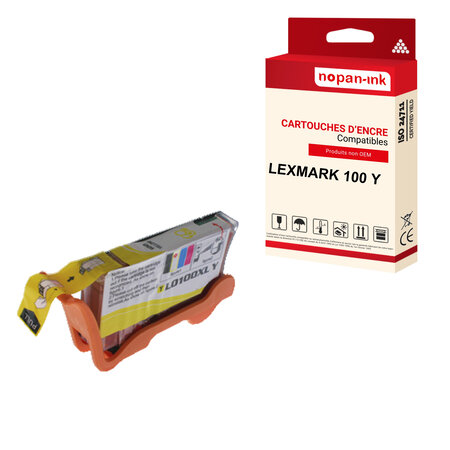 Nopan-ink - x1 cartouche lexmark 100 xl 100xl compatible