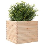 vidaXL Jardinière 80x80x68 5 cm bois de pin massif