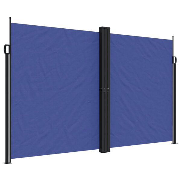 vidaXL Auvent latéral rétractable bleu 200x1000 cm