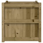 vidaXL Jardinières 2 Pièces bois de pin imprégné