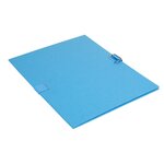 Chemise Dos Extensible Papier 24x32cm - Filmée Par 5 - Bleu Clair - X 25 - Exacompta