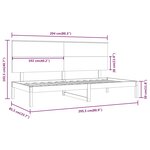 vidaXL Lit de jour sans matelas 80x200 cm bois de pin massif