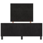 Cadre de lit en velours noir vidaXL 120x200 cm