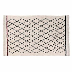 Tapis coton Berbère Criss - beige - 120 x 170