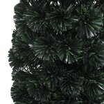 vidaXL Arbre de Noël artificiel mince et support 120 cm fibre optique