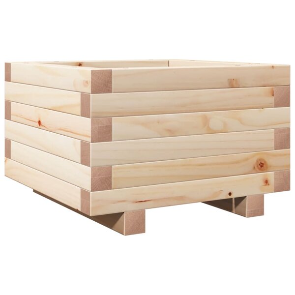 vidaXL Jardinière 40x40x26 5 cm bois de pin massif