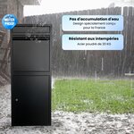 Boîte aux lettres pour colis - ParcelXL® - Boîte à colis - Indépendante - Boîte aux lettres suspendue - Noir - XXL