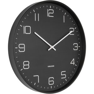 Horloge en métal mat lofty