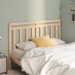 vidaXL Tête de lit 146x4x100 cm Bois massif de pin