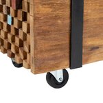 vidaXL Meuble TV 110x30x32 5 cm Bois de teck massif