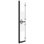 vidaXL Paroi de douche pliable Verre ESG demi-dépoli 70x190 cm