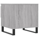 vidaXL Tables basses 2 Pièces sonoma gris 50x46x50 cm bois d'ingénierie