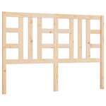 vidaXL Tête de lit 126x4x100 cm Bois massif de pin