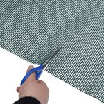 vidaXL Tapis de sol de camping vert 3x3 m