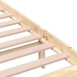vidaXL Cadre de lit sans matelas bois massif