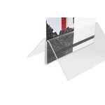 Porte-carte Clip L100mm - Cristal - X 50 - Exacompta